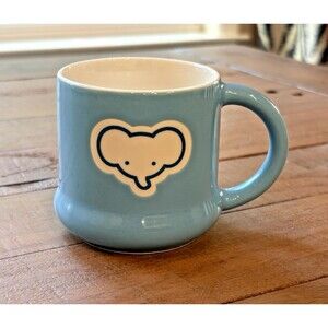 Miffy and Friends Blue Elephant Mug Cup Japan Used